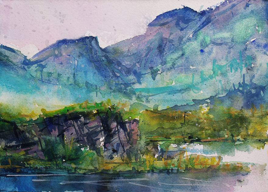 After A Trip To Ireland, I Decided To Paint Its Stunning Landscapes (34 Pics)