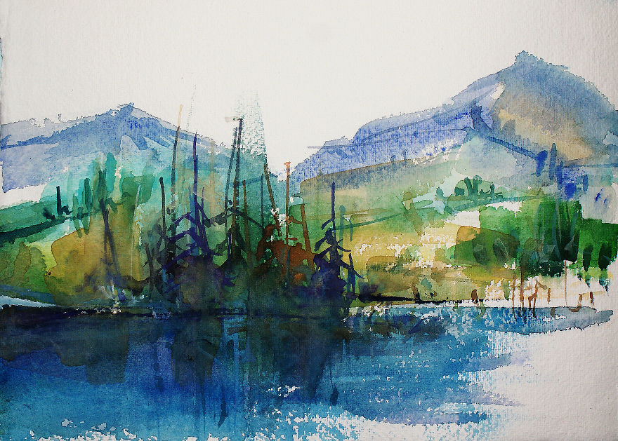 After A Trip To Ireland, I Decided To Paint Its Stunning Landscapes (34 Pics)