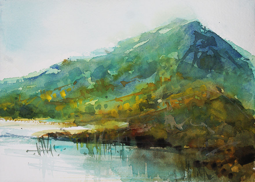 After A Trip To Ireland, I Decided To Paint Its Stunning Landscapes (34 Pics)