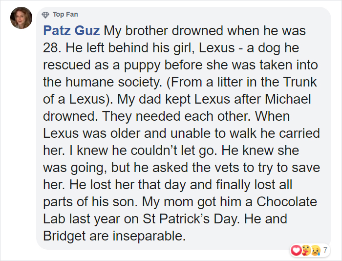 Girl Loses Her Sister To Cancer, Sister&#8217;s Dog Jet Steps In To Help Her Mourn And They Become Inseparable
