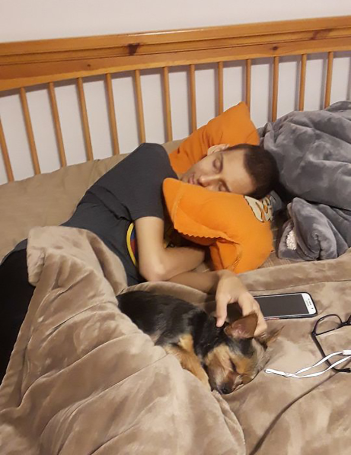 Girl Loses Her Sister To Cancer, Sister&#8217;s Dog Jet Steps In To Help Her Mourn And They Become Inseparable