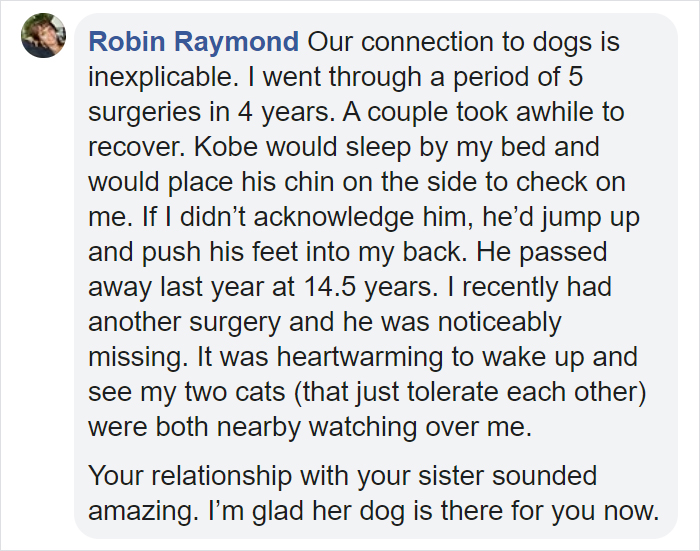 Girl Loses Her Sister To Cancer, Sister&#8217;s Dog Jet Steps In To Help Her Mourn And They Become Inseparable