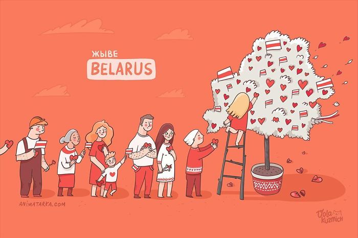 80 Beautiful Artworks These Artists Created To Show Support For Belarus 80 Beautiful Artworks These Artists Created To Show Support For Belarus