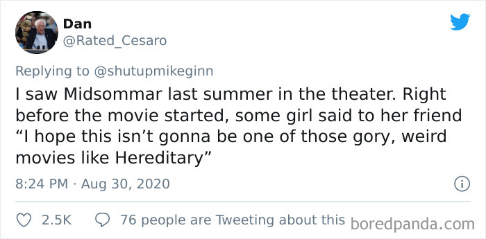 30 People Share The Dumbest Or Most Bizarre Things Overheard While In A Movie Theater 30 People Share The Dumbest Or Most Bizarre Things Overheard While In A Movie Theater