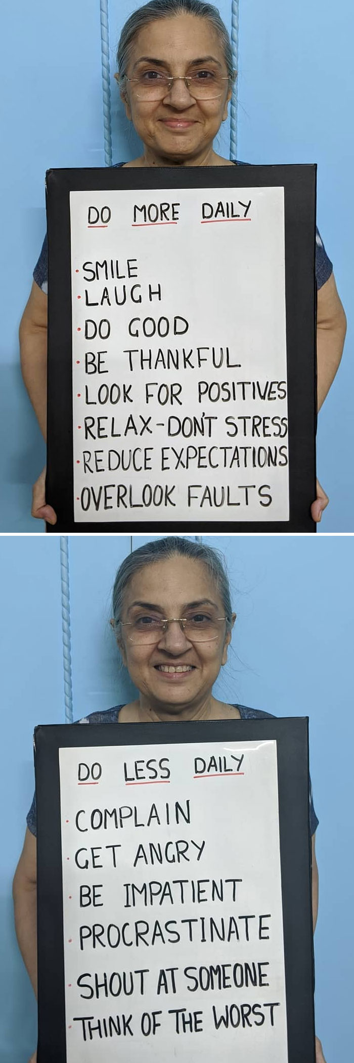 Indian Mom Goes Viral After Son Convinces Her To Put Her Worldly Wisdom On Signs And Share It On IG (30 Pics)