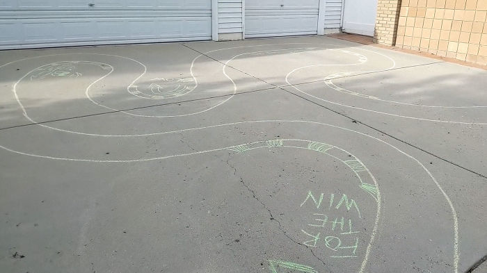 Guy’s Security Cam Catches Neighbor Kid Tearing It Up On His Driveway, He Decides To Do Something About It