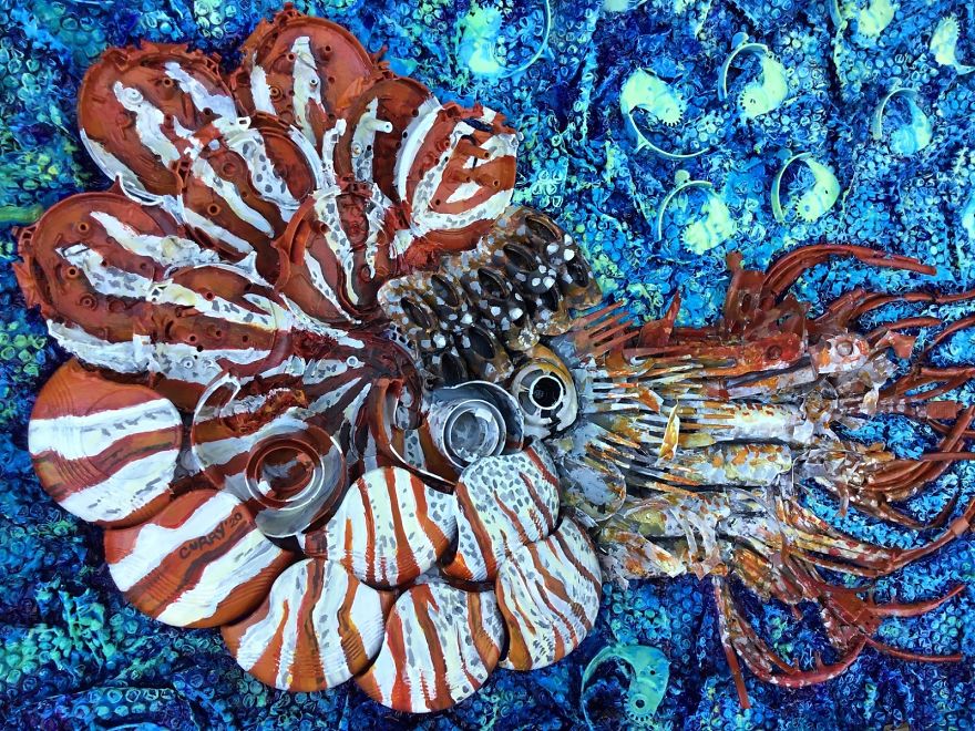 Here Are My 22 Assemblage Paintings That I Created To Bring Awareness To Plastic Waste Here Are My 22 Assemblage Paintings That I Created To Bring Awareness To Plastic Waste