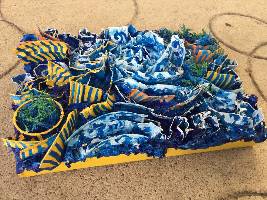 Here Are My 22 Assemblage Paintings That I Created To Bring Awareness To Plastic Waste Here Are My 22 Assemblage Paintings That I Created To Bring Awareness To Plastic Waste