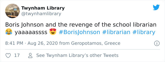 People Notice A Very Specific Book Arrangement Behind Boris Johnson During His Speech, Think The Librarian Did It People Notice A Very Specific Book Arrangement Behind Boris Johnson During His Speech, Think The Librarian Did It