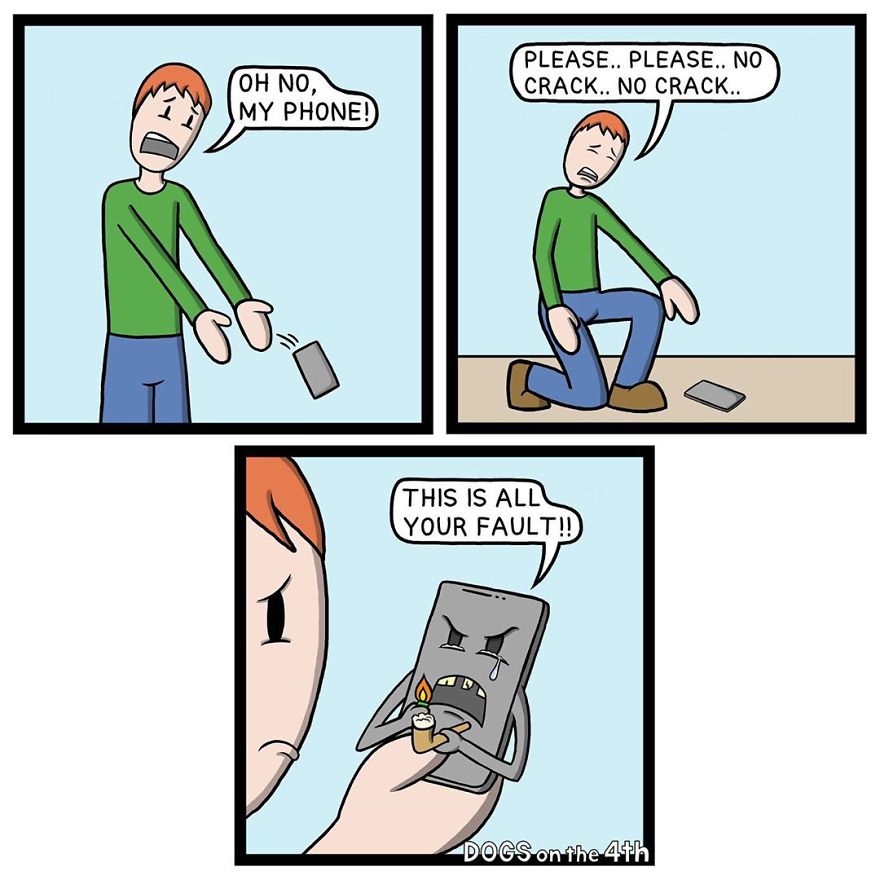 40 Hilarious Comics With Unexpected Twists By ‘Dogs On The 4th’ (New Pics) 40 Hilarious Comics With Unexpected Twists By ‘Dogs On The 4th’ (New Pics)