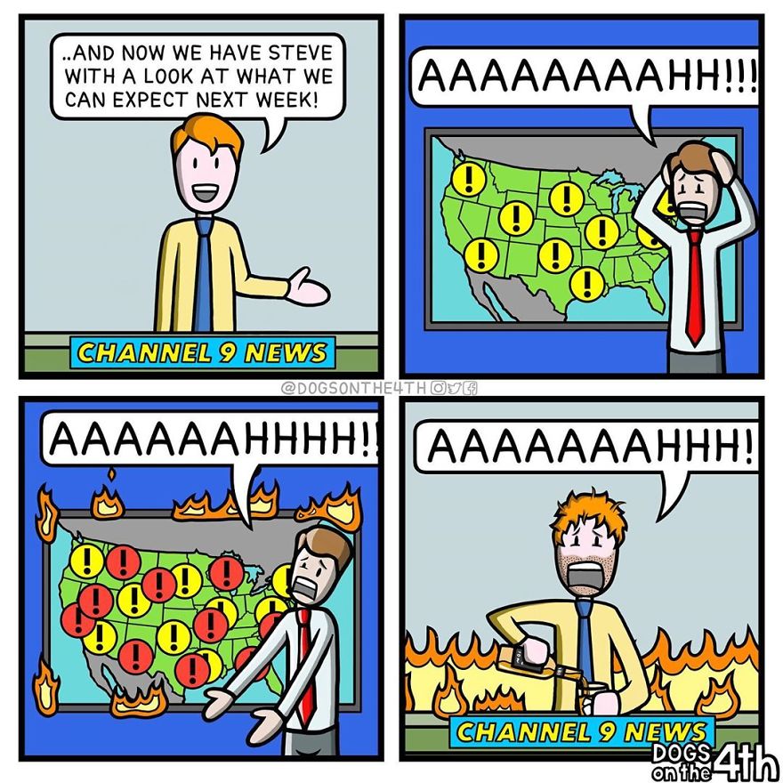 40 Hilarious Comics With Unexpected Twists By ‘Dogs On The 4th’ (New Pics) 40 Hilarious Comics With Unexpected Twists By ‘Dogs On The 4th’ (New Pics)