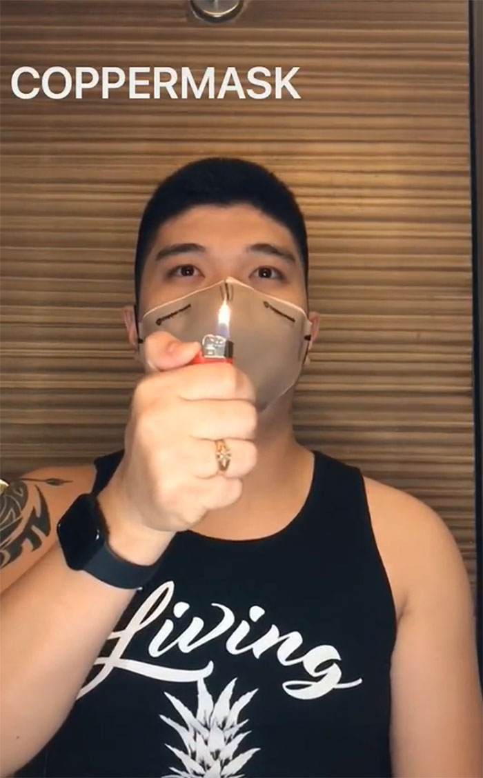 Guy Uses 6 Types Of Masks To Help People Understand The Differences Among Them When Coughing Or Sneezing