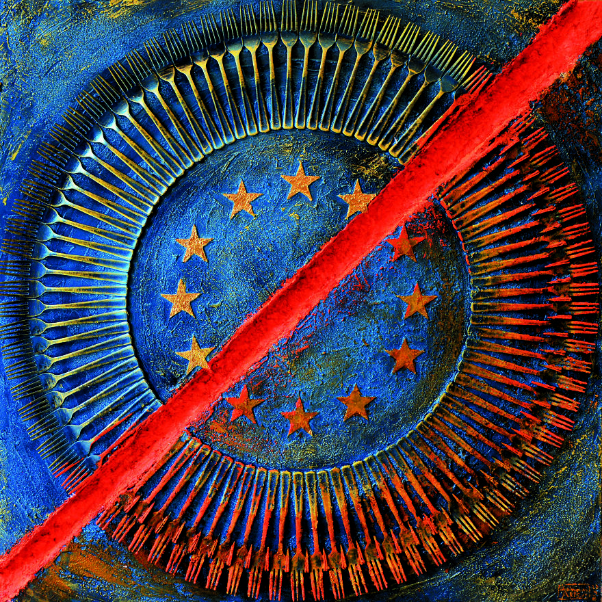 I Make Circles Out Of Cutlery And LED Lighting To Produce These 36 Spectacular Images I Make Circles Out Of Cutlery And LED Lighting To Produce These 36 Spectacular Images