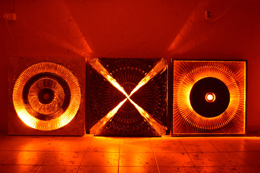 I Make Circles Out Of Cutlery And LED Lighting To Produce These 36 Spectacular Images I Make Circles Out Of Cutlery And LED Lighting To Produce These 36 Spectacular Images