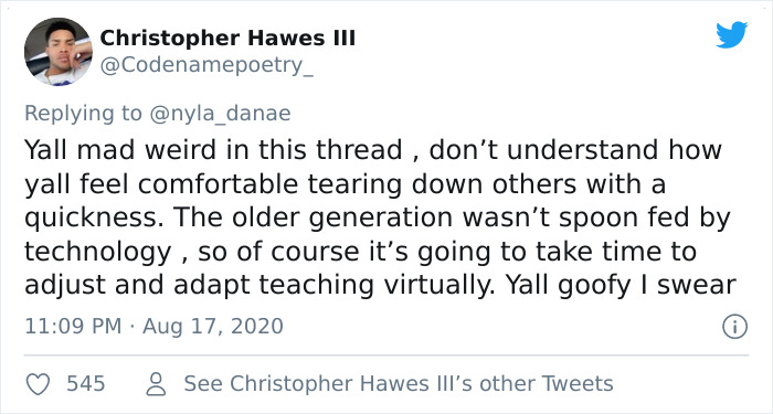 People Are Reminding Students To Stay Away From Snide Remarks About Older Teachers Struggling With Technology In This Wholesome Thread