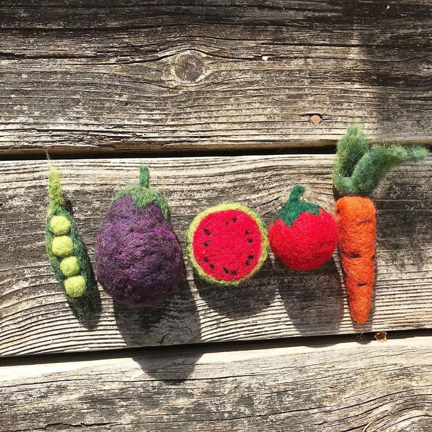 I Make Felted Fake Foods And Cutesy Animals (60 Pics) I Make Felted Fake Foods And Cutesy Animals (60 Pics)
