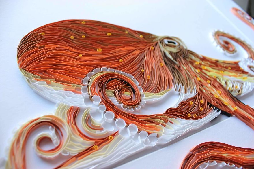 I Use A Paper Quilling Technique To Create These Art Pieces (42 Pics) I Use A Paper Quilling Technique To Create These Art Pieces (42 Pics)