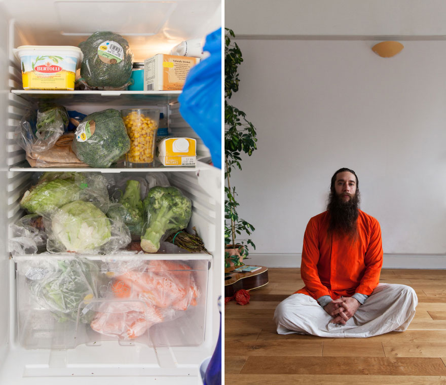 German Photographer Compares 14 Fridges And Their Owners Around The World German Photographer Compares 14 Fridges And Their Owners Around The World