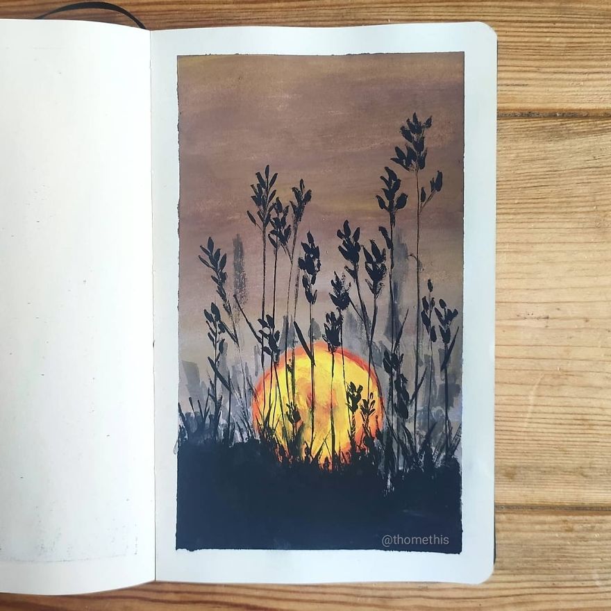 I Challenged Myself To Paint One Painting A Day For 100 Days With Gouache – A Medium I’ve Never Used Before (30 Pics)