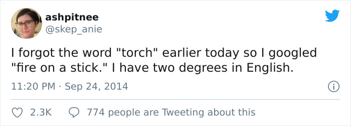 30 Times People Hilariously Worked Their Way Around Forgetting Or Not Knowing Particular English Words 30 Times People Hilariously Worked Their Way Around Forgetting Or Not Knowing Particular English Words