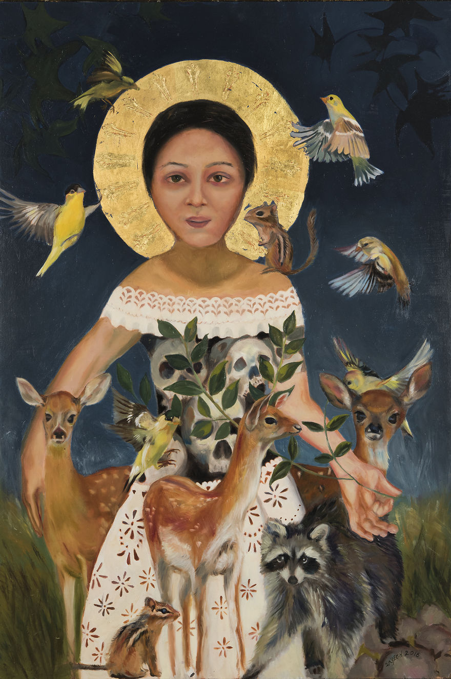 I Painted This Painting Inspired By My Granddaughter Who Once Said That When She Opened Her Mouth Owls Flew Out I Painted This Painting Inspired By My Granddaughter Who Once Said That When She Opened Her Mouth Owls Flew Out