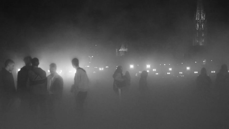 I Recorded A Day Of People Frolicking Among Multicolored Fog I Recorded A Day Of People Frolicking Among Multicolored Fog