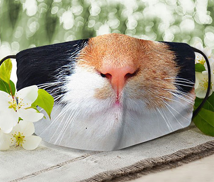 Face Masks With Cat Designs Exist And They Look Either Creepy, Hilarious Or Both (30 Pics)
