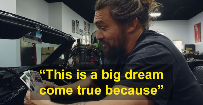Jason Momoa Restores His Wife’s 1965 Mustang, Her First Car When She Was 17