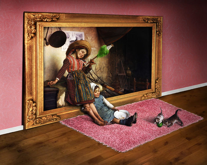 Design Crowd Challenged Artists To Break The Bounds Of Classical Paintings, And Contestants Delivered (30 Pics) Design Crowd Challenged Artists To Break The Bounds Of Classical Paintings, And Contestants Delivered (30 Pics)