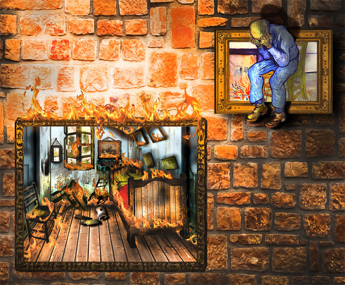 Design Crowd Challenged Artists To Break The Bounds Of Classical Paintings, And Contestants Delivered (30 Pics) Design Crowd Challenged Artists To Break The Bounds Of Classical Paintings, And Contestants Delivered (30 Pics)