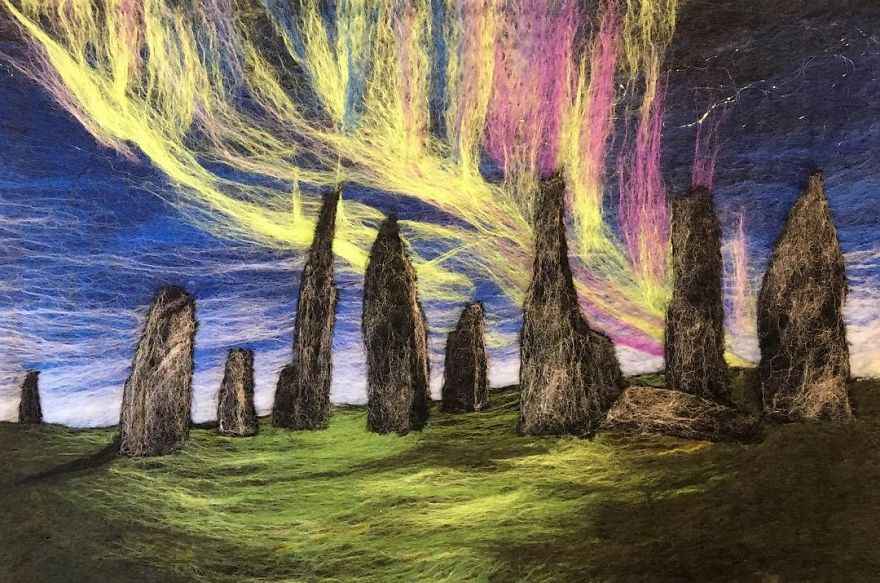 I Create Scottish Landscapes Using Wool (49 Pics) I Create Scottish Landscapes Using Wool (49 Pics)