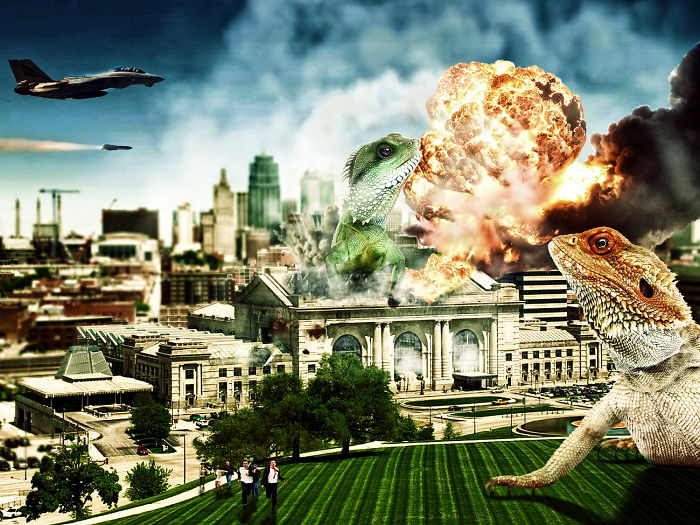 Digital Artists Photoshopped Oversized Animals And The Result Might Give You Nightmares (110 Pics)