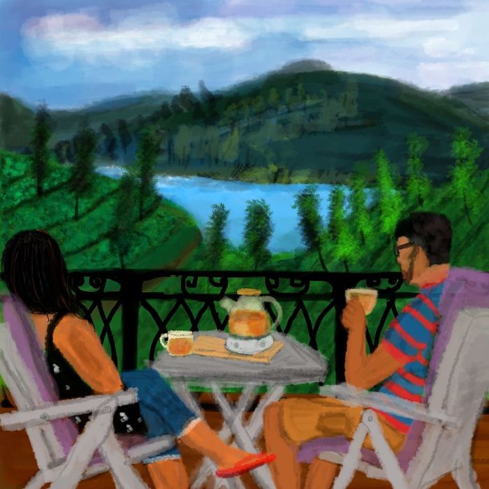 I’m A Self-Taught Amateur Artist And I Illustrate Memories Of My Hometown In South India I’m A Self-Taught Amateur Artist And I Illustrate Memories Of My Hometown In South India