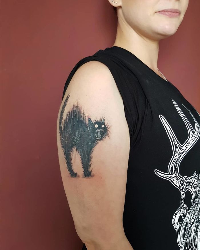 40 People Who Got Absolutely Awesome Cat Tattoos 40 People Who Got Absolutely Awesome Cat Tattoos