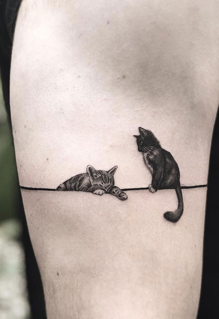 40 People Who Got Absolutely Awesome Cat Tattoos 40 People Who Got Absolutely Awesome Cat Tattoos