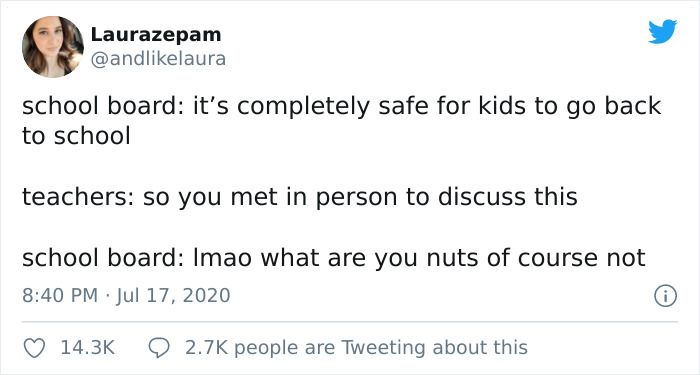 29 Tweets That Show Why Bringing Kids Back To School During The Pandemic Is Not That Good Of An Idea 29 Tweets That Show Why Bringing Kids Back To School During The Pandemic Is Not That Good Of An Idea