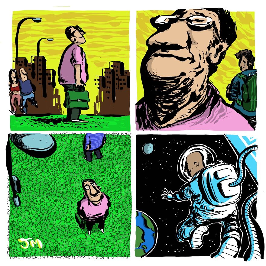 I Created These 22 Comics With Weird And Twisted Endings