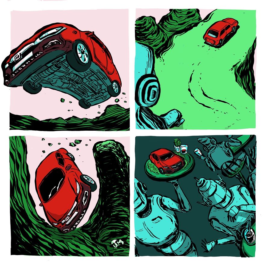 I Created These 22 Comics With Weird And Twisted Endings