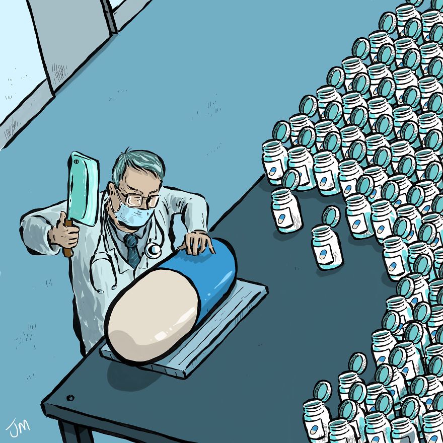 I Created These 22 Comics With Weird And Twisted Endings