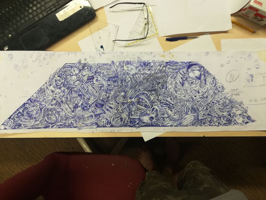 Last Year I Assisted Arno Coenen Drawing For The Largest Skate Park In The Netherlands Last Year I Assisted Arno Coenen Drawing For The Largest Skate Park In The Netherlands