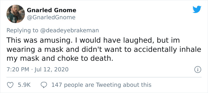 Woman Roasts Anti-Maskers By Coming Up With Equally Ridiculous Reasons Not To Wear Masks Woman Roasts Anti-Maskers By Coming Up With Equally Ridiculous Reasons Not To Wear Masks
