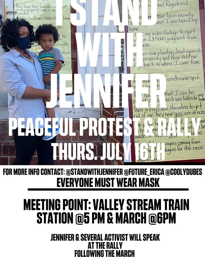 Black Mom Puts Up A Sign About How Her White Neighbors Are Harassing Her, The Local Community Steps Up