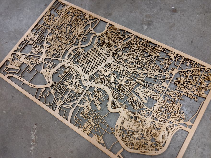 We Create Laser Cut Maps We Create Laser Cut Maps