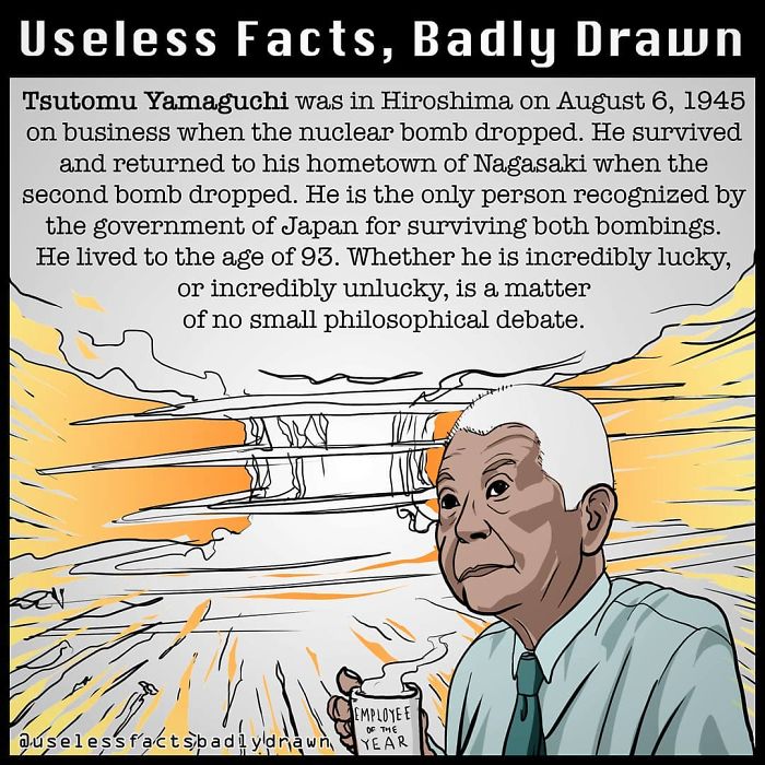 “Useless Facts, Badly Drawn”: 33 Random Bits Of Trivia That Are Totally True “Useless Facts, Badly Drawn”: 33 Random Bits Of Trivia That Are Totally True