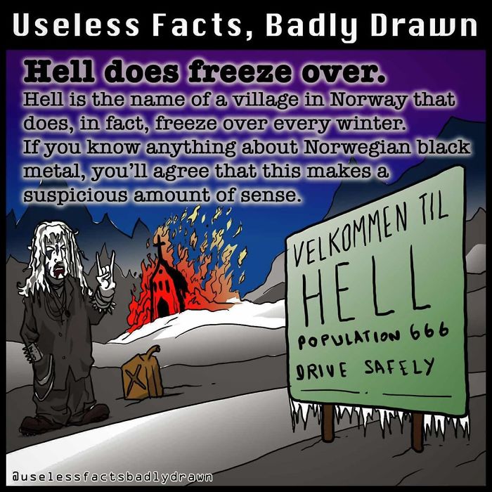 &#8220;Useless Facts, Badly Drawn&#8221;: 33 Random Bits Of Trivia That Are Totally True