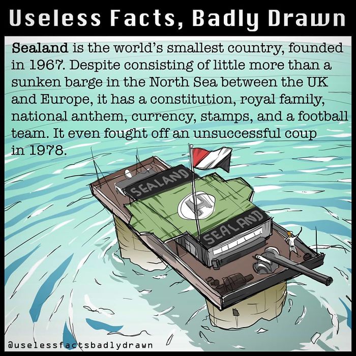 “Useless Facts, Badly Drawn”: 33 Random Bits Of Trivia That Are Totally True “Useless Facts, Badly Drawn”: 33 Random Bits Of Trivia That Are Totally True