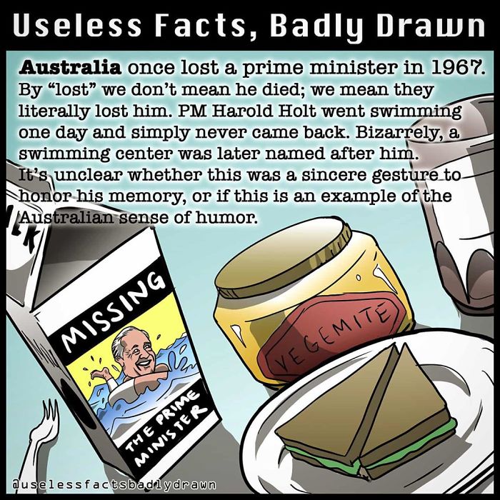&#8220;Useless Facts, Badly Drawn&#8221;: 33 Random Bits Of Trivia That Are Totally True