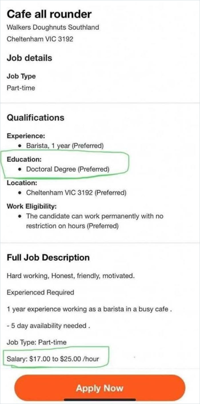 28 Examples Of Hilariously Unrealistic Expectations When Applying For A Job