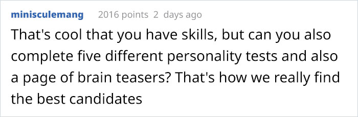 28 Examples Of Hilariously Unrealistic Expectations When Applying For A Job