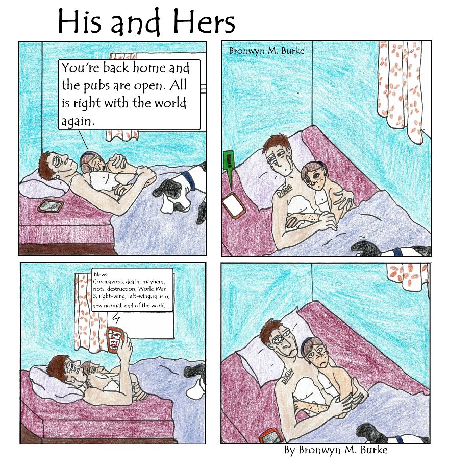 I Made 11 Comics About How Ray And Diane Handled The Lockdown